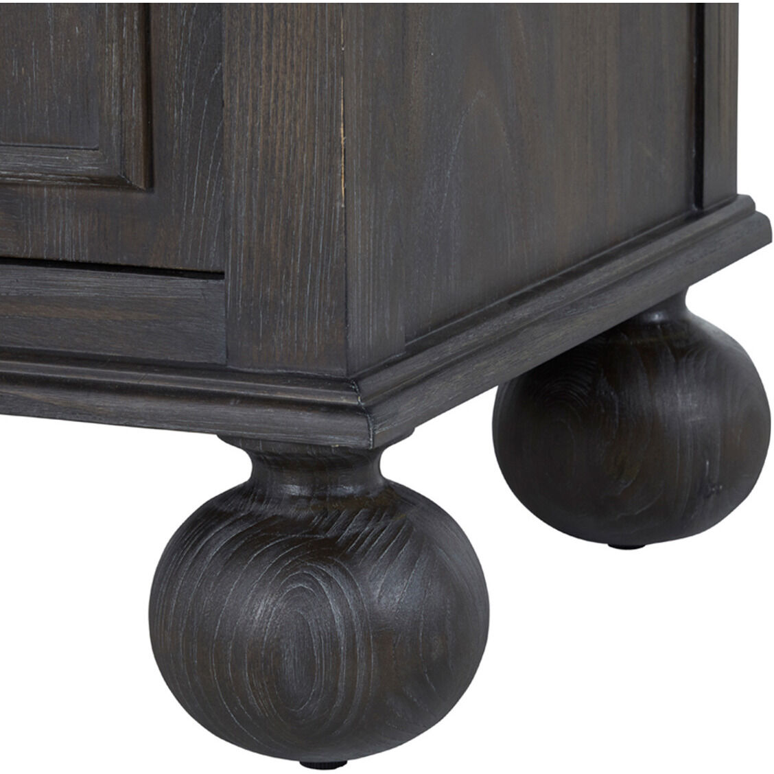 Ezekiel Cerused Forest Black / Antique Bronze Cabinet