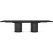 Spencer St. James 132 X 48 inch Onyx Extending Dining Table, Wooden