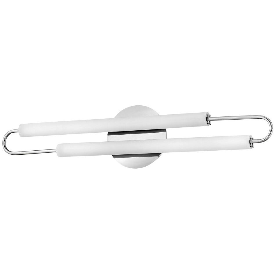 Eos LED 25 inch Chrome Vanity Light Wall Light, Vertical
