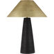 Sean Lavin Karam 40 watt Natural Brass Table Lamp Portable Light