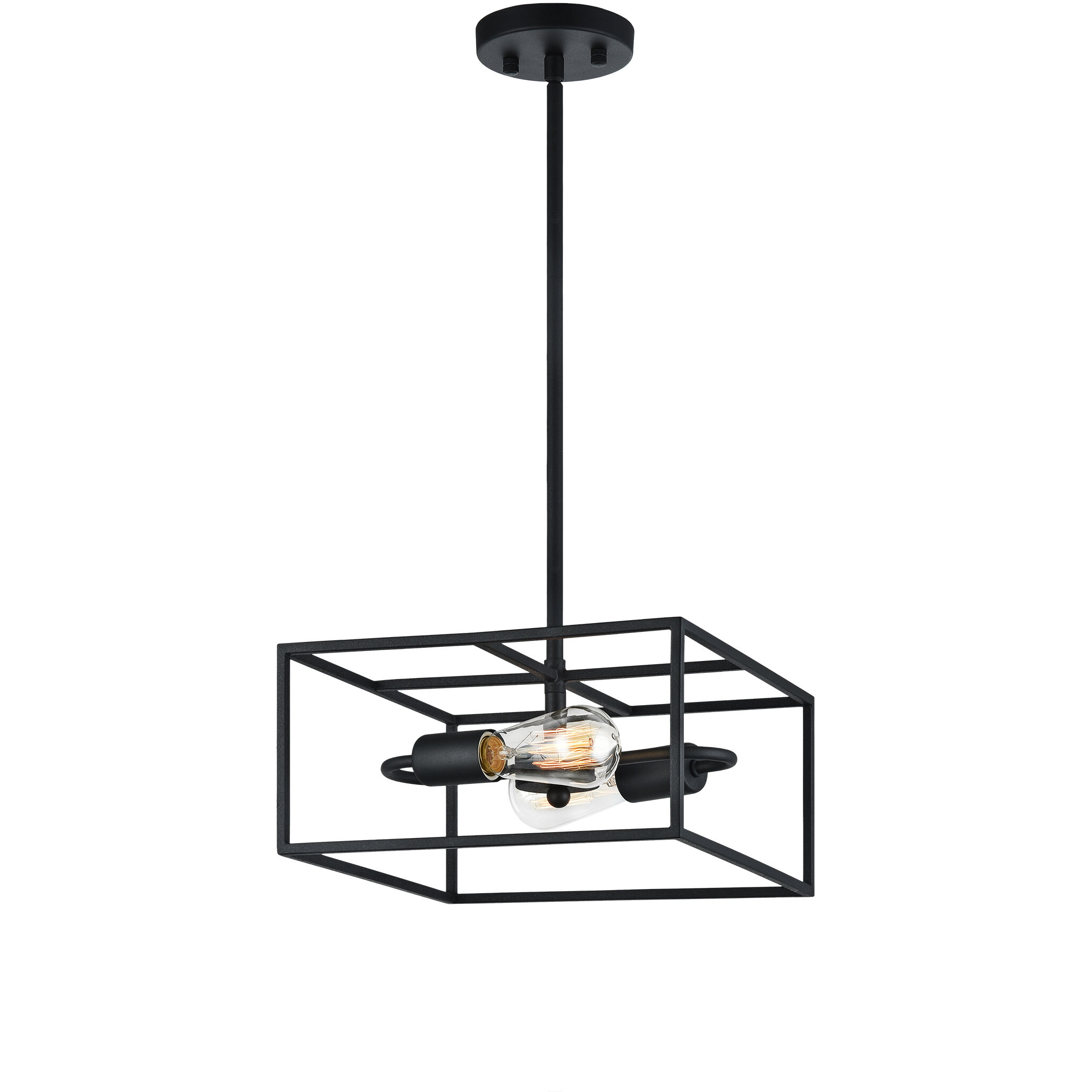 Candid 2 Light 12 inch Rusty Black Pendant Ceiling Light