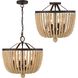 Rylee 4 Light 16.5 inch Forged Bronze Chandelier Ceiling Light