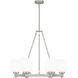 Penning 6 Light 28 inch Brushed Nickel Chandelier Ceiling Light