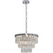 Canada 6 Light 15.75 inch Chrome Chandelier Ceiling Light