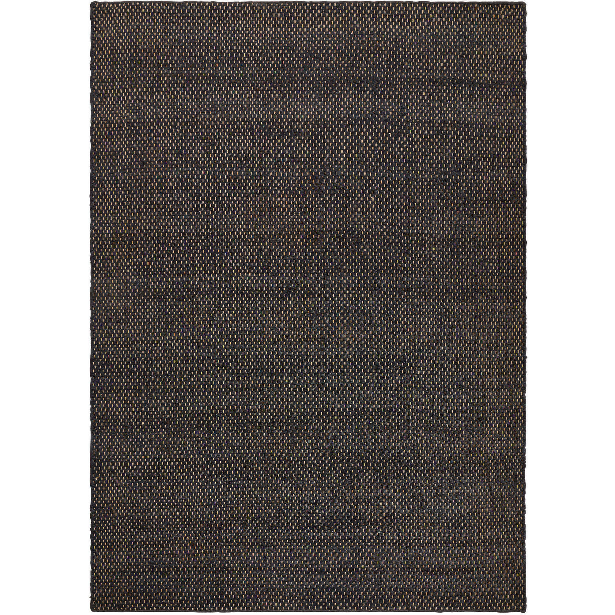 Ganges 130 X 94 inch Black Rug in 8 x 11
