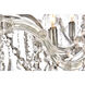 Maria Theresa 6 Light 24 inch Chrome Flush Mount Ceiling Light in Royal Cut