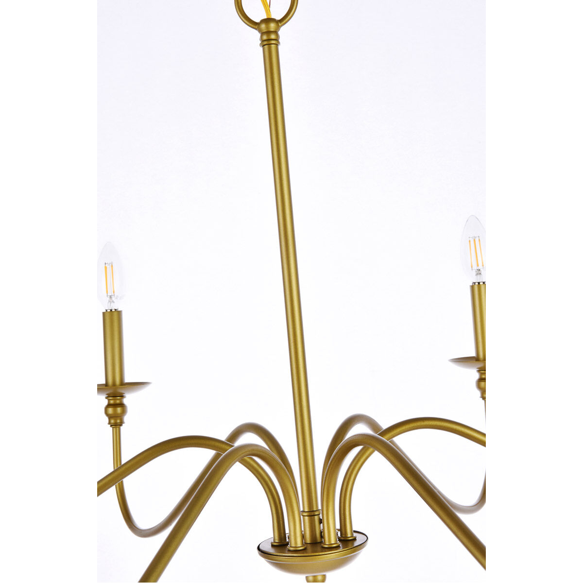 Rohan 6 Light 36 inch Brass Chandelier Ceiling Light