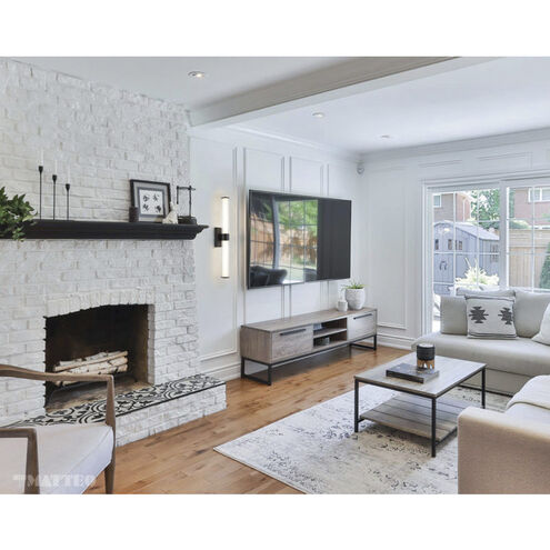 Macie LED 4.38 inch Black Bath Vanity Light Wall Light