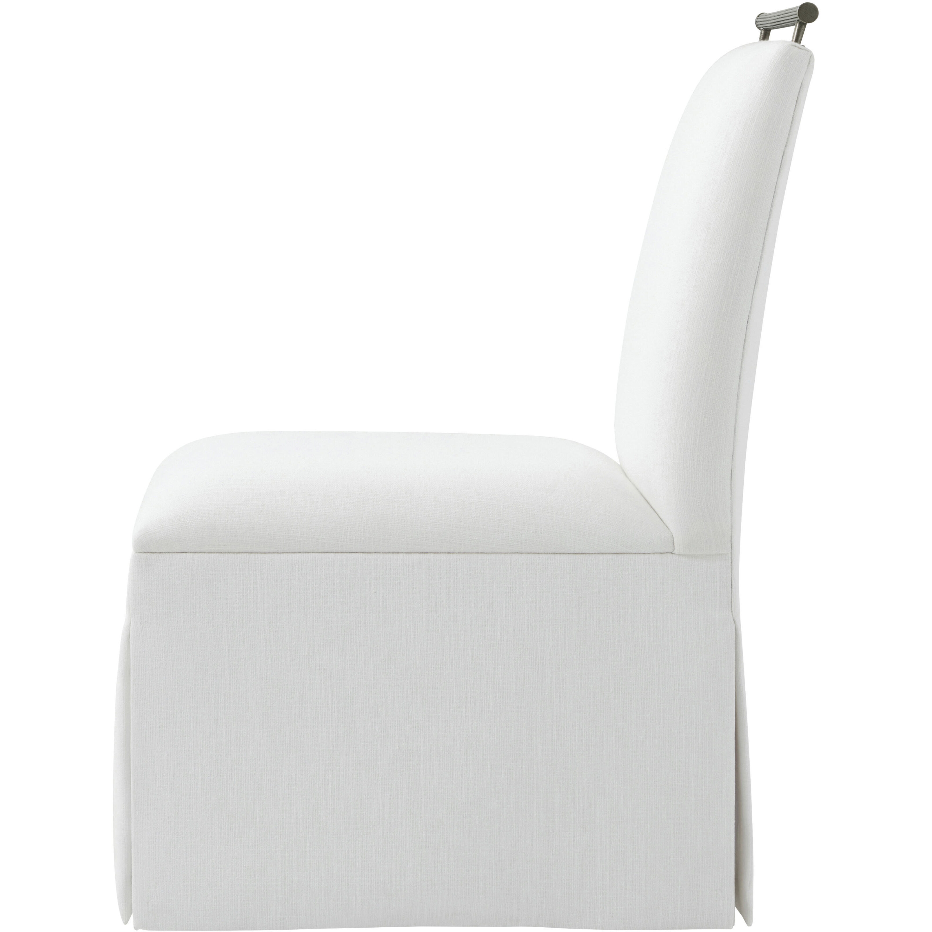 Balboa Coastal Grey Dining Side Chair, Wooden, Upholstered