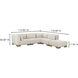 June Beige Modular Sectional, Dream