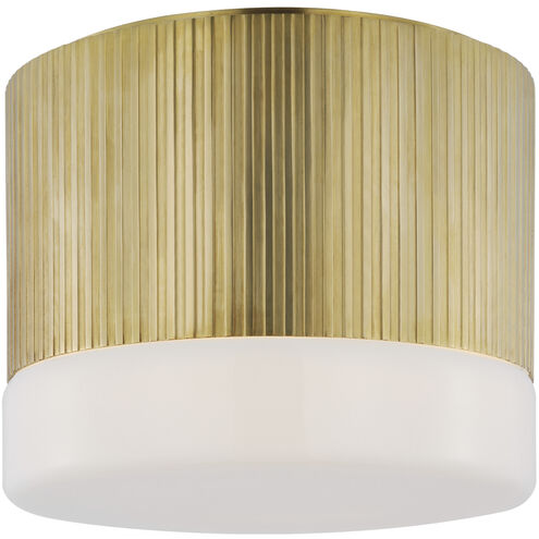 Thomas O'Brien Ace LED 7 inch Hand-Rubbed Antique Brass Flush Mount Ceiling Light