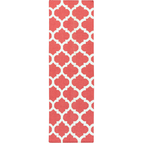 Frontier 96 X 30 inch Rose, Cream Rug