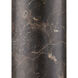 Vespera 25 inch 150 watt Coffee Brown/Antique Brass Table Lamp Portable Light