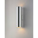 Outpost LED 22 inch Brushed Aluminum Outdoor Wall Mount