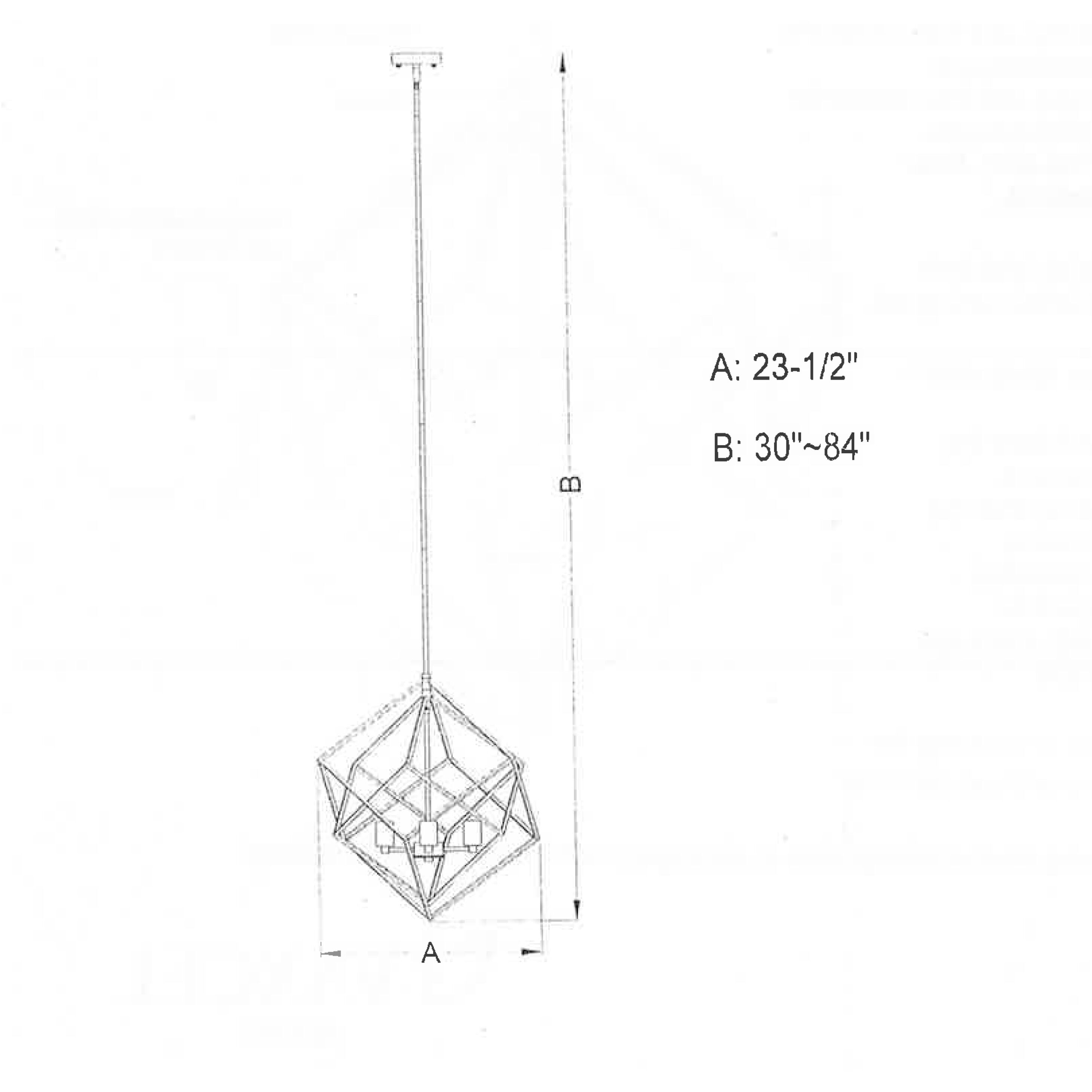 Rad LED 23.5 inch Warm Pewter Pendant Ceiling Light