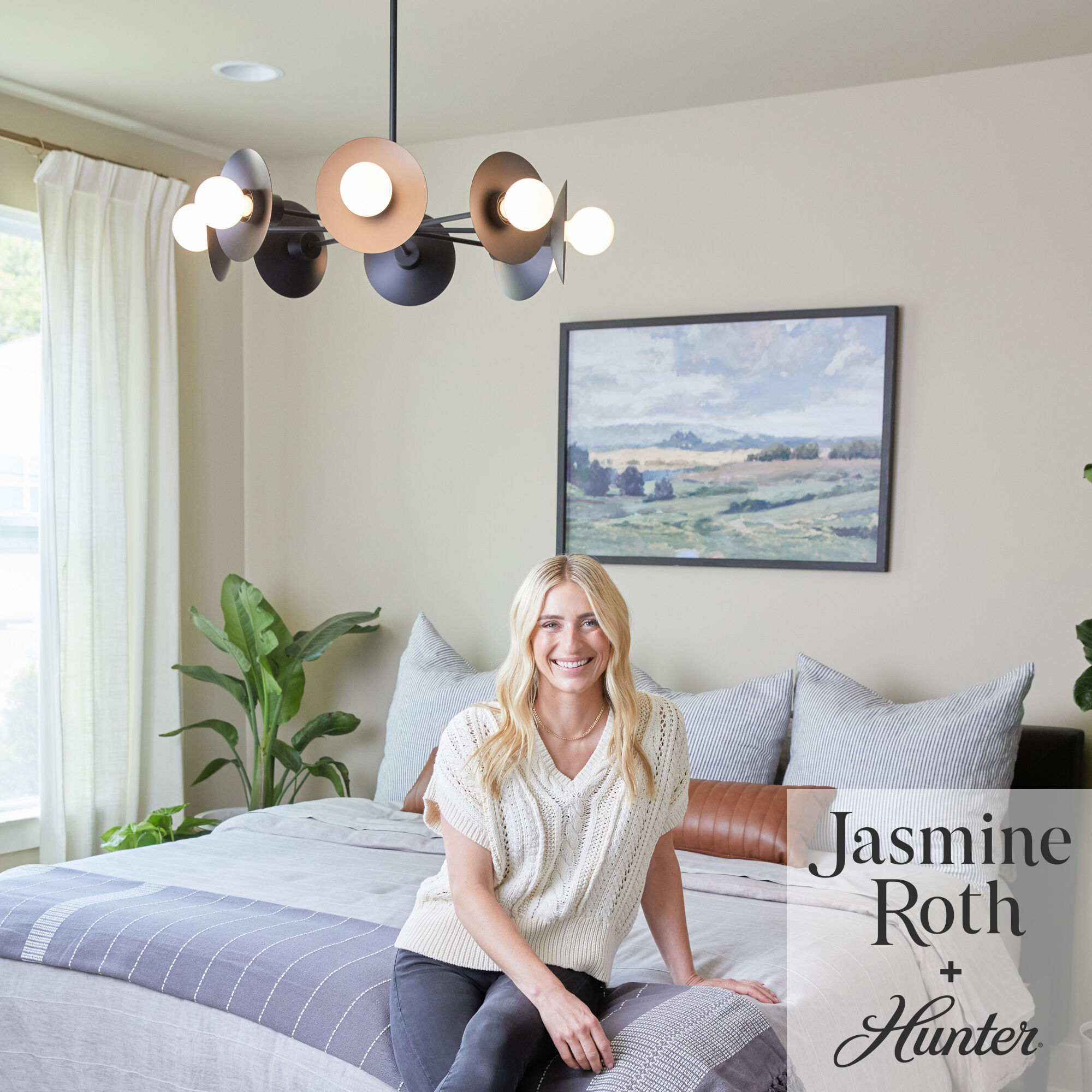 Fernando 8 Light 24 inch Flat Matte Black Chandelier Ceiling Light, Medium