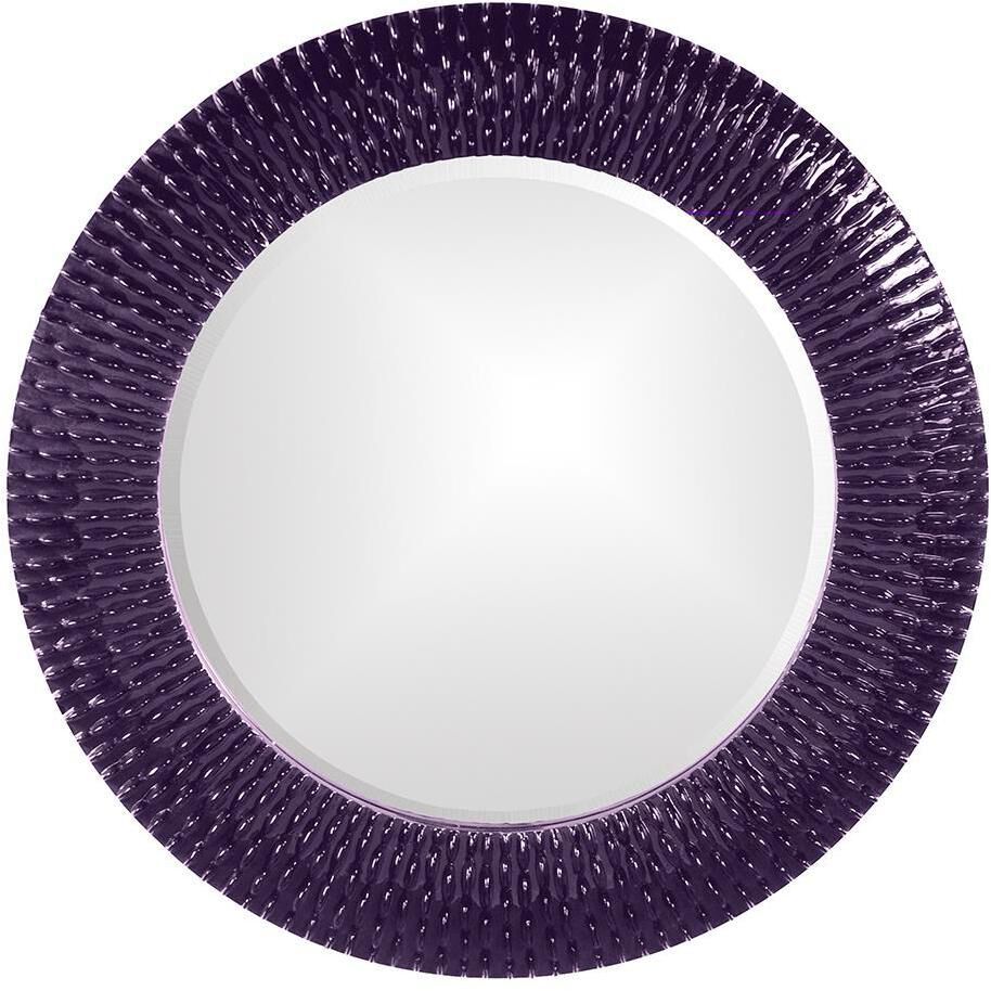 Bergman 32 X 32 inch Glossy Royal Purple Wall Mirror