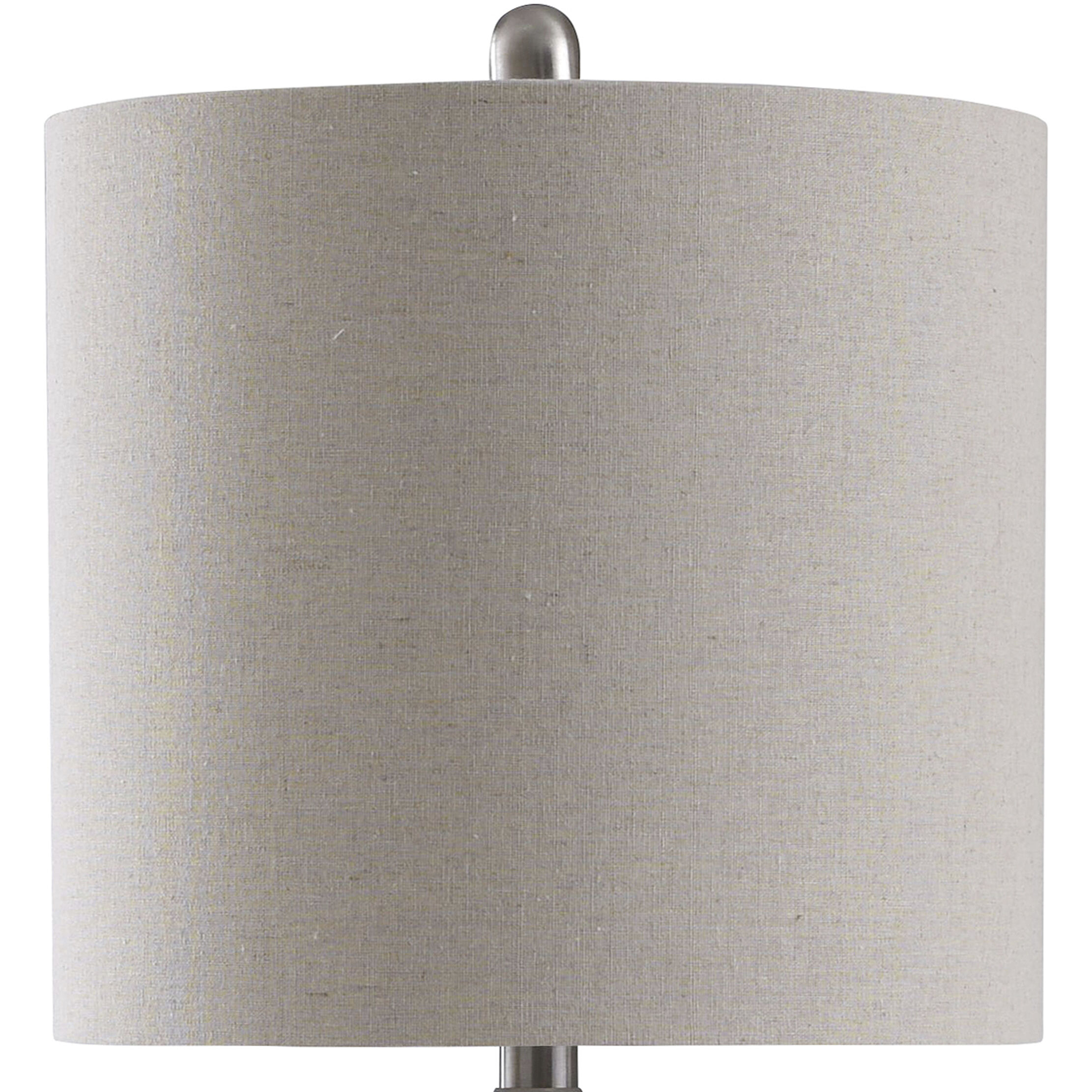 Signature 24 inch 60 watt Gray Washed Table Lamp Portable Light