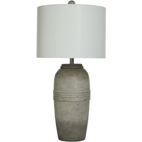 Grover 32 inch 150.00 watt Bronzecotta Table Lamp Portable Light