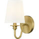 Gianna 1 Light 5.5 inch Modern Gold Wall Sconce Wall Light