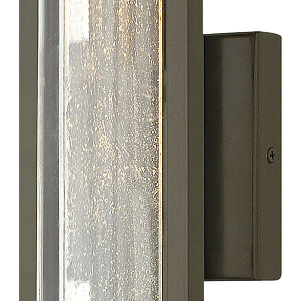 Mist Outdoor Wall Mount Lantern in Bronze, Small