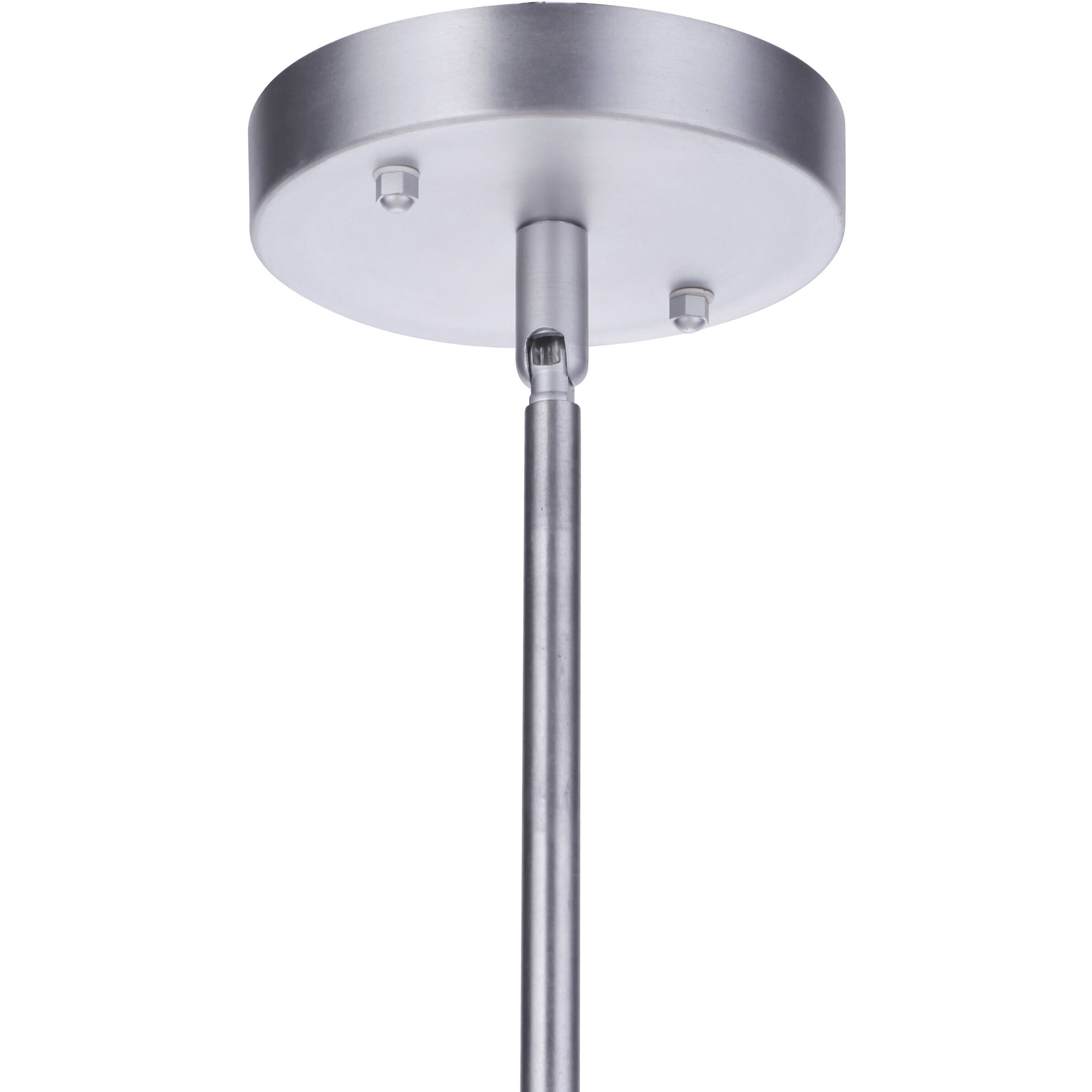 Canon 1 Light 7.5 inch Satin Aluminum Outdoor Pendant