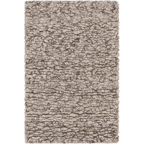 Kapara 36 X 24 inch Dark Brown/Cream Rugs, Rectangle