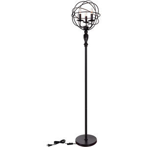 Arza 65 inch 60.00 watt Brown Floor Lamp Portable Light