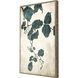 Hanging Leaf Green and Beige and Neutral Framed Art