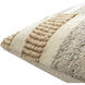 Sand Dunes 20 X 20 inch Beige/Tan/Charcoal Accent Pillow