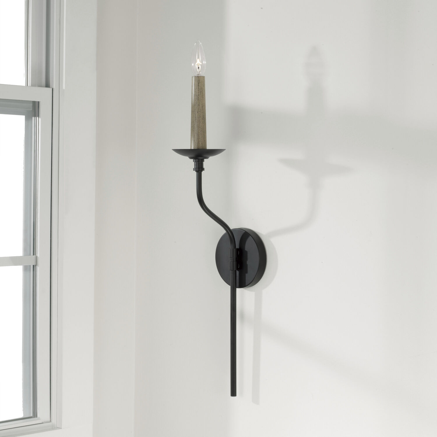 Wilder 1 Light 5 inch Matte Black Sconce Wall Light
