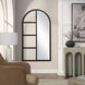 Trellis 69.75 X 38 inch Matte Black Wall Mirror