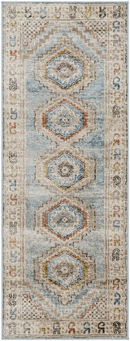 Pertek 87 X 31 inch Deep Teal Rug, Runner