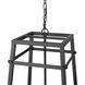 Tellsa 4 Light 15 inch Matte Black Indoor Pendant Ceiling Light