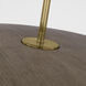 Windsor Smith Mahalo LED 31.75 inch Hand-Rubbed Antique Brass Tri Pendant Ceiling Light in Natural Oak