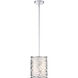 Abode 1 Light 8 inch Polished Chrome Mini Pendant Ceiling Light