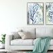Naturals Collection Blue Framed Art