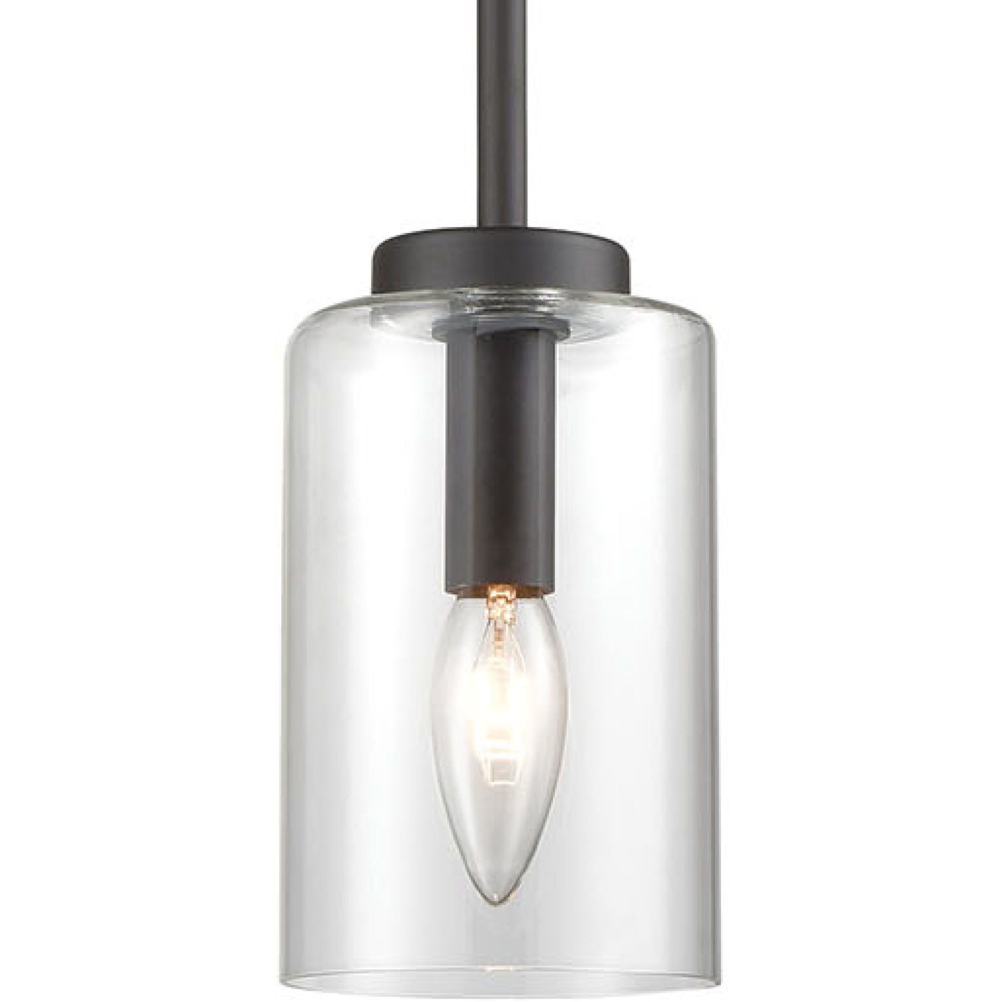 West End 1 Light 4.75 inch Oil Rubbed Bronze Mini Pendant Ceiling Light
