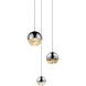 Grapes LED 8.25 inch Polished Chrome Cluster Pendant Ceiling Light in Assorted