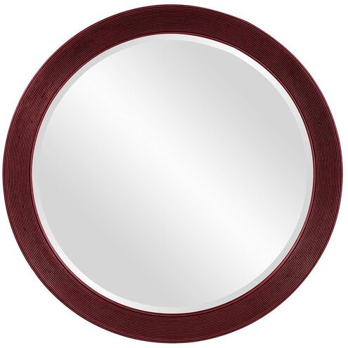 Virginia 36 X 36 inch Burgundy Mirror