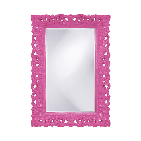Barcelona 46 X 32 inch Glossy Hot Pink Wall Mirror