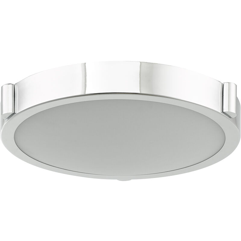 Halo LED 10.9 inch Chrome Flush Mount Ceiling Light