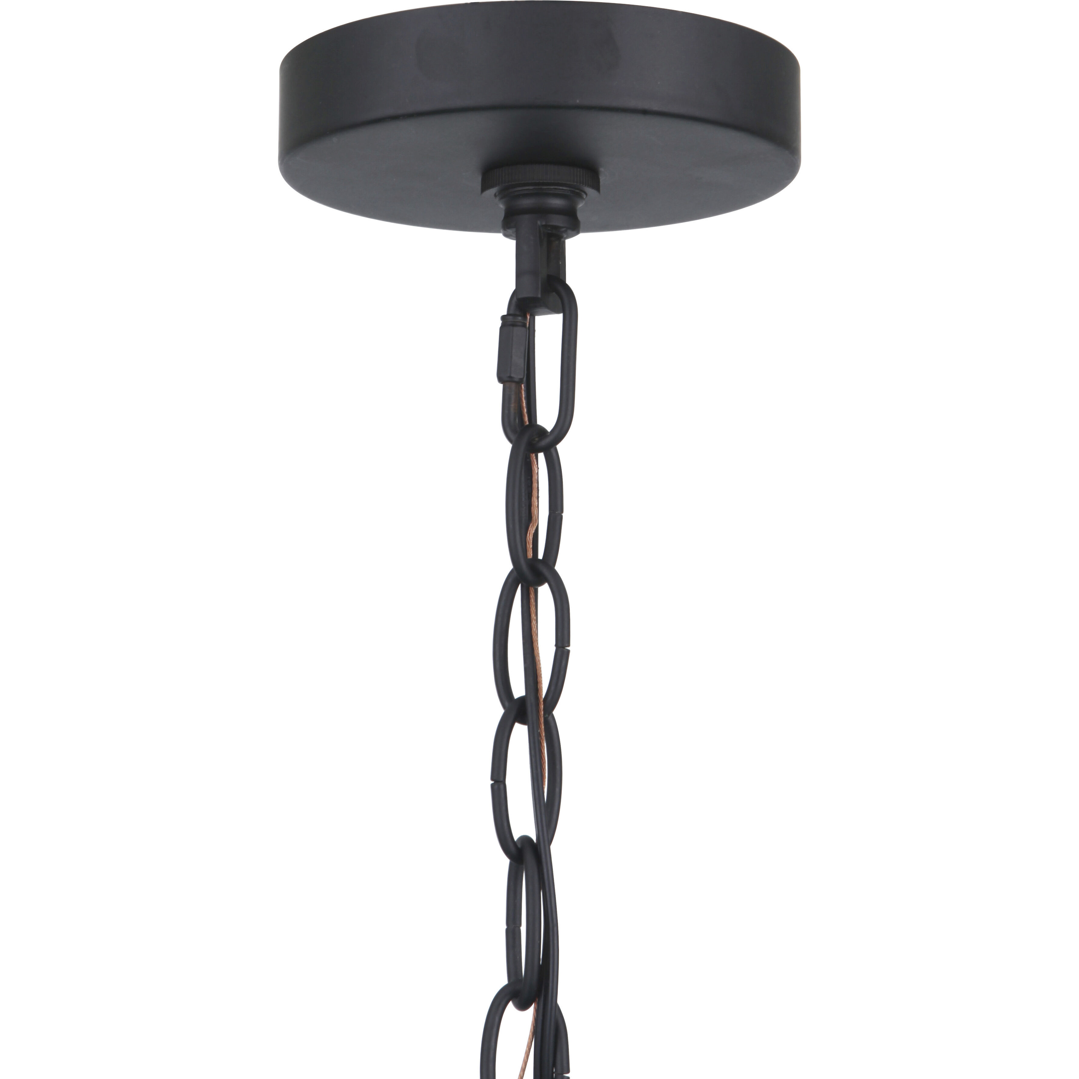 Olsen 1 Light 8 inch Midnight Outdoor Pendant