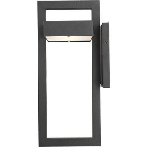 Luttrel LED 18 inch Black Outdoor Wall Light