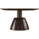 Maeve 33 X 33 inch Dark Brown Coffee Table