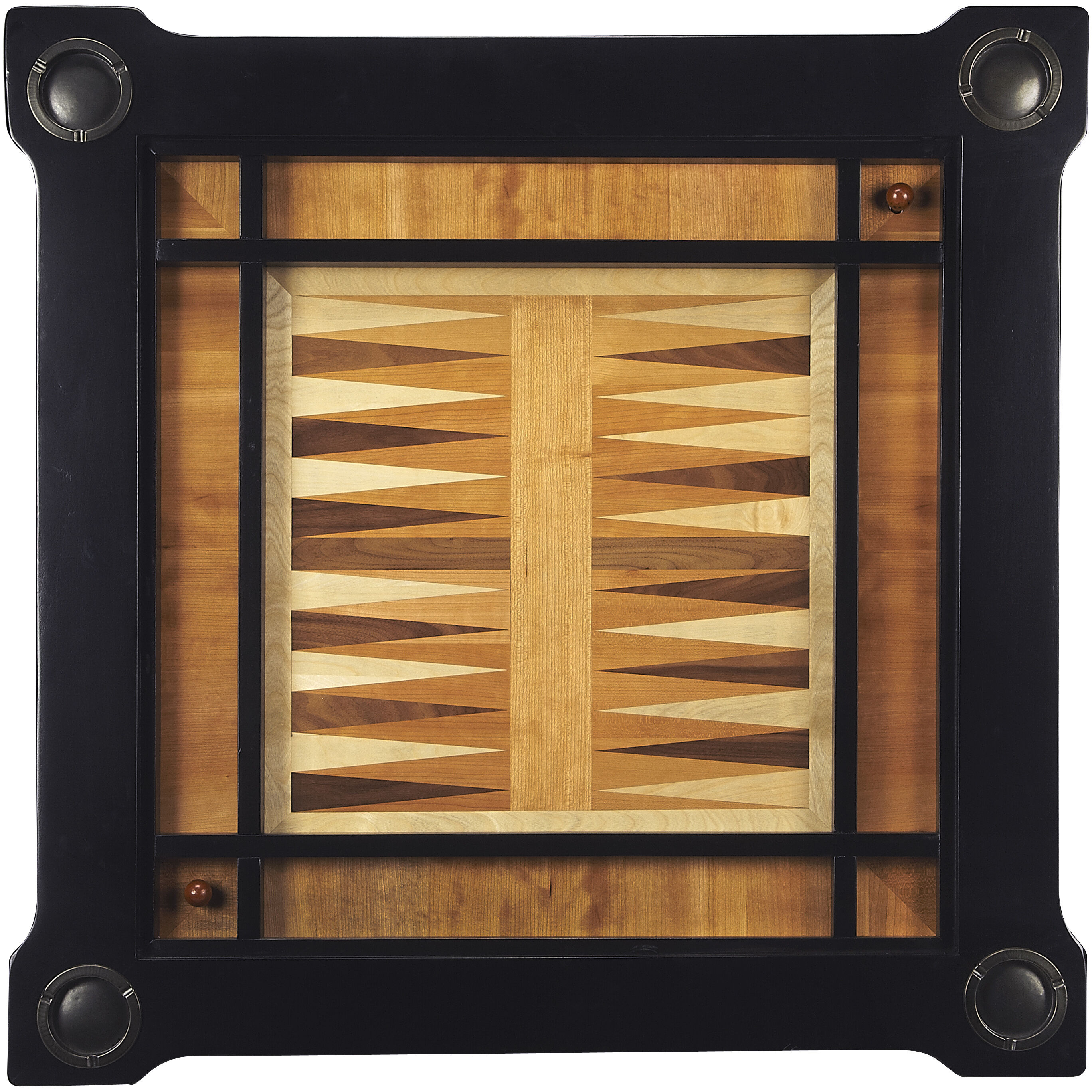 Masterpiece Vincent  36 X 36 inch Black Licorice Game Table