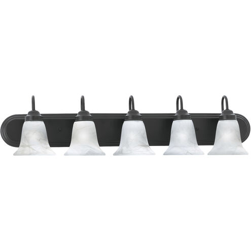 Homestead 5 Light 36 inch Painted Bronze Vanity Light Wall Light