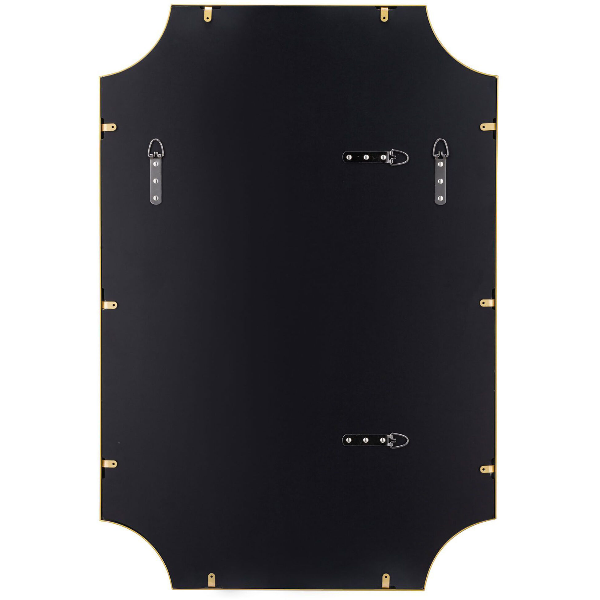 Carlton 33 X 22 inch Gold Wall Mirror, Tamara Day Collaboration