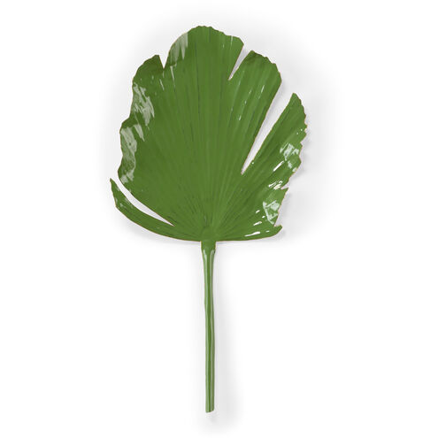 Wildwood Green Enamel Split Leaf Palm Wall Decor, Right