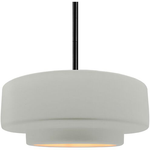 Radiance LED 14.5 inch Matte White and Champagne Gold and Matte Black Pendant Ceiling Light
